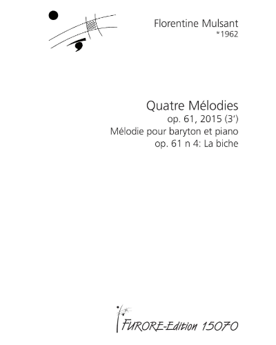 La biche, op. 61 No. 4 (from 'Quatre Mélodies, op. 61')