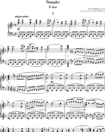 Sonate F-dur op. 12