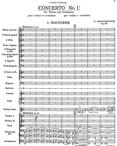 Violin Concerto No.1 in A minor