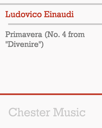 Primavera (No. 4 from "Divenire")