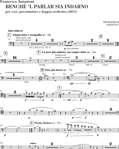 [Orchestra B] Bassoon 1