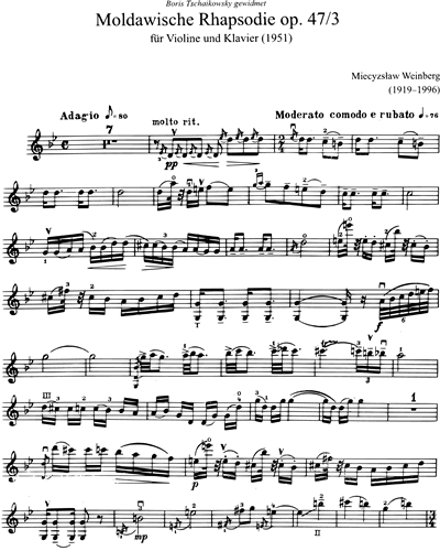 Moldovan Rhapsody, op. 47 No. 3