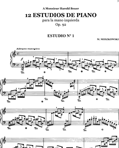 12 Estudios de Piano, op. 92