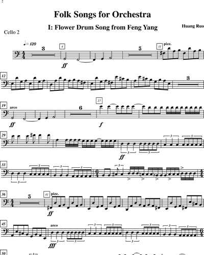 Folk songs for orchestra