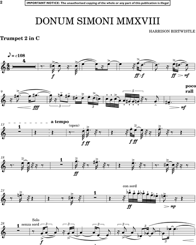 Trumpet 2 in C