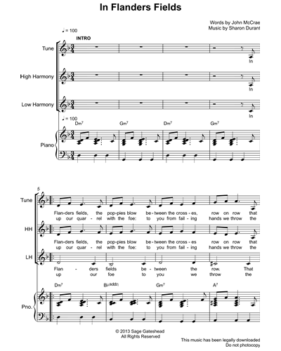 Chorus & Piano