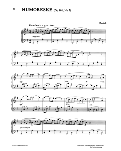 Humoreske Op.101, No.7