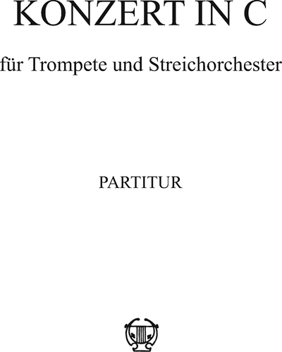 Konzert in C für Trompete und Streichorchester