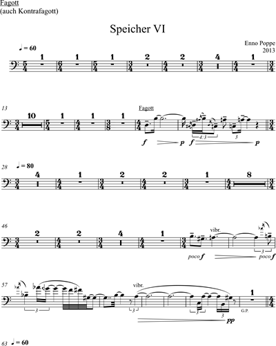 Bassoon/Contraforte/Contrabassoon (Optional)