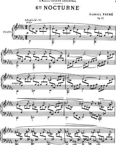Nocturne No. 6, op. 63