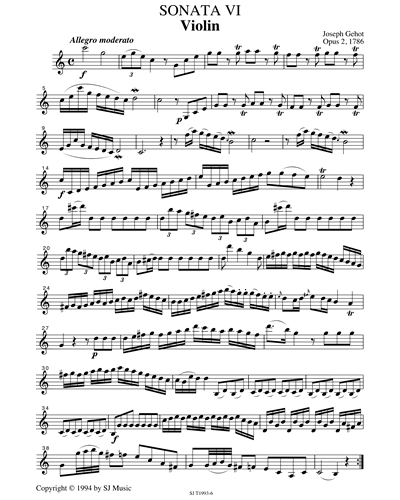 Sonata No. 6 in C Major, Op. 2