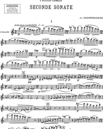 Sonate n. 2 pour violon & piano