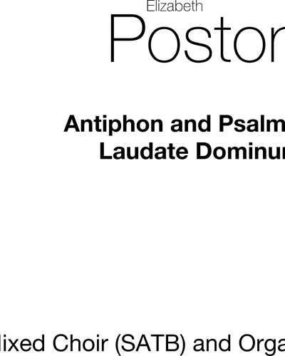 Antiphon und Psalm