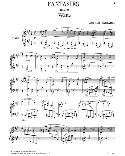 Fantasies for Piano Solo, Vol. 2