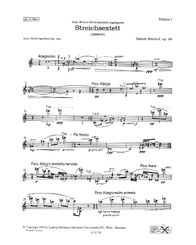 String Sextet, op. 28