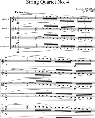 String Quartet No. 4, op. 95