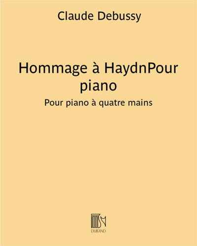Hommage à Haydn - Pour piano