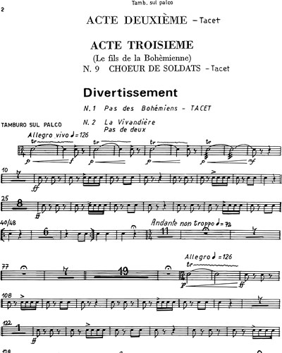 Divertissement - Acte III (extrait de "Le Trouvère")