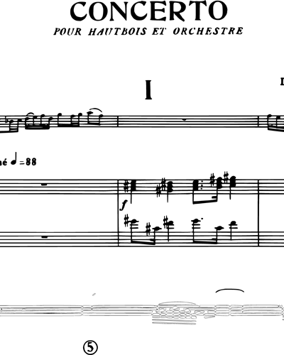 Concerto for Oboe Op. 365