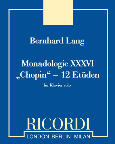 Monadologie XXXVI 12 Etüden