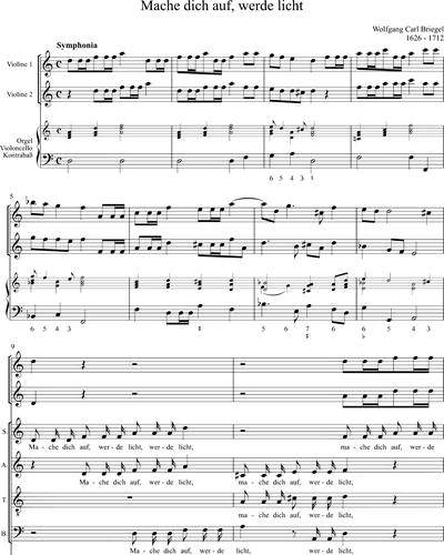 Full Score & Organ (Continuo)