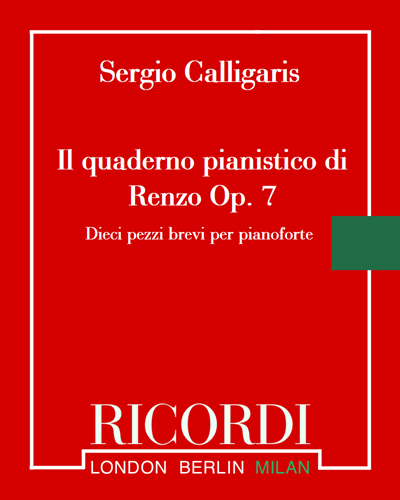 Il quaderno pianistico di Renzo Op. 7