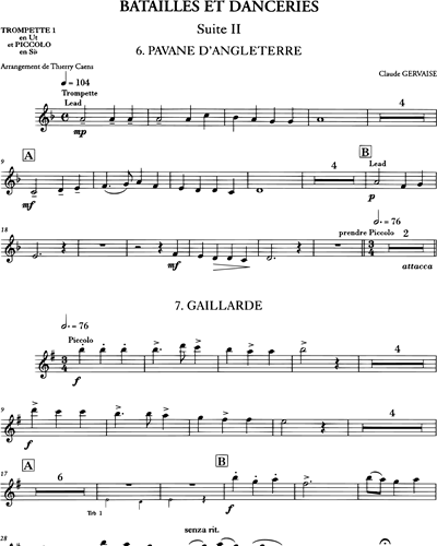 Trumpet in C 1/Piccolo Trumpet (Alternative)