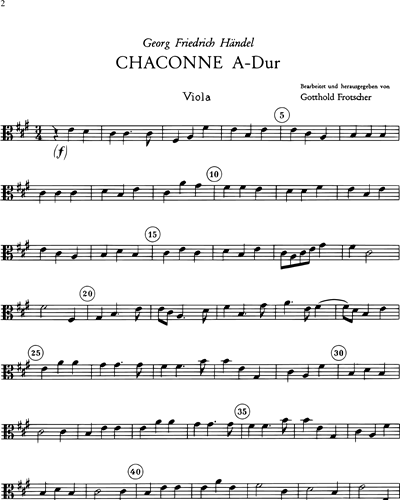 Chaconne in A major