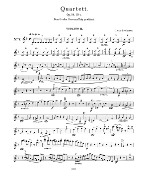 Streichquartette, op. 59, op. 74 & op. 95