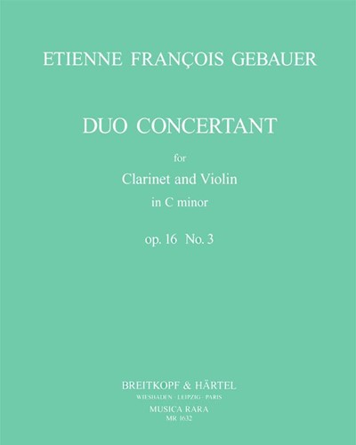 Duo Concertant c-moll op. 16 Nr. 3