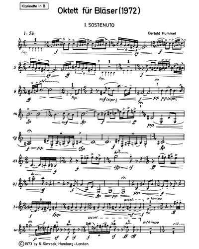 Wind Octet, op. 47