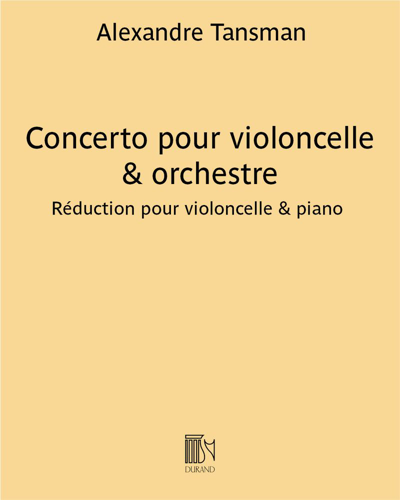Concerto pour violoncelle & orchestre
