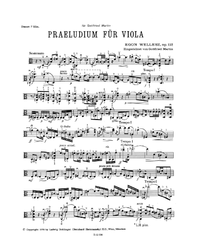 Prelude, op. 112