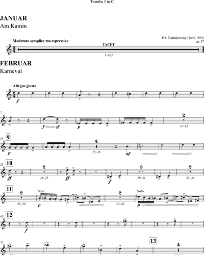 Die Jahreszeiten Op. 37 (Orchesterfassung)