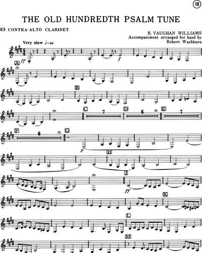 Contra-alto Clarinet in Eb