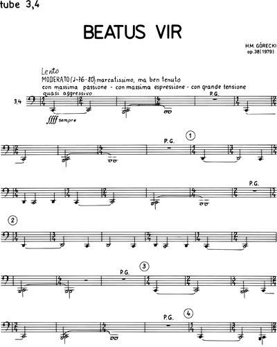 Beatus Vir, op. 38