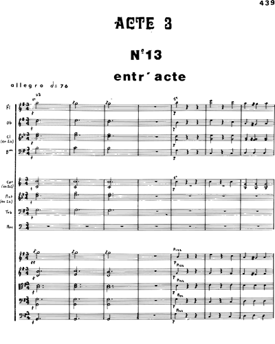 [Act 3] Operetta Score