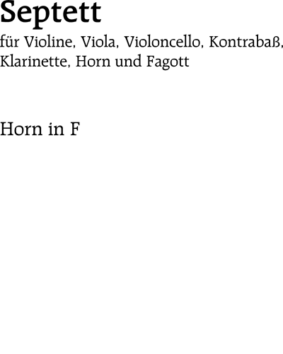 Horn in F