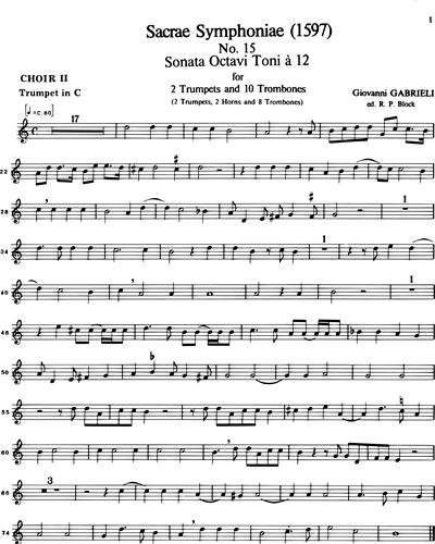 [Choir 2] Trumpet in C