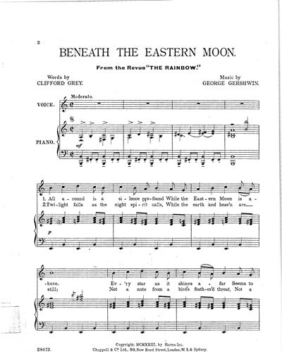 Beneath The Eastern Moon (from 'The Rainbow')