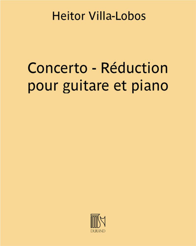 Concerto - Réduction pour guitare et piano