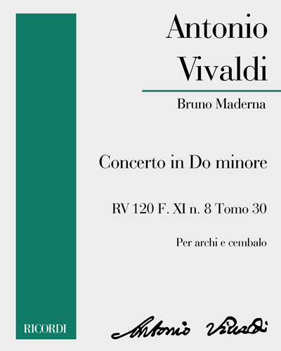Concerto in Do minore RV 120 F. XI n. 8 Tomo 30