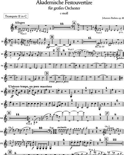 Akademische Festouvertüre c-Moll, op. 80