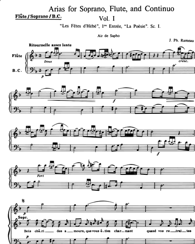Flute & Soprano & Basso Continuo