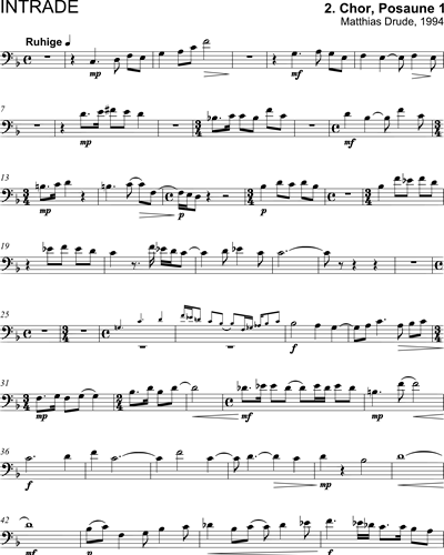 [Choir 2] Trombone 1