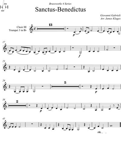 [Choir 3] Trumpet in Bb 3