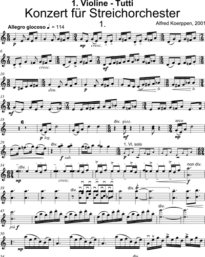 [Tutti] Violin 1