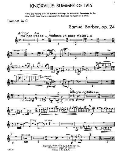 Trumpet in C