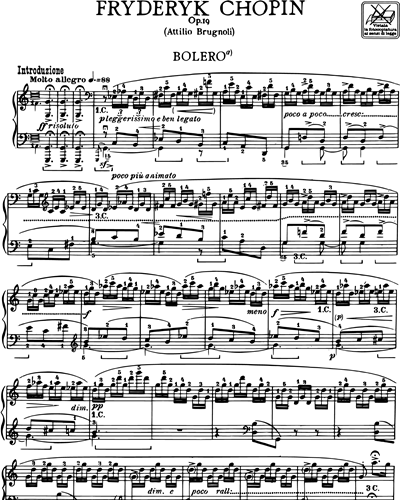 Bolero, op.19