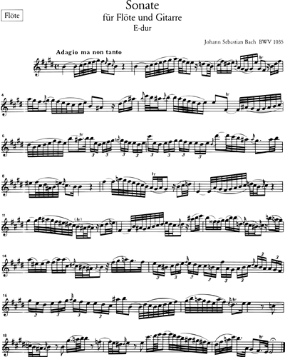 Sonata in E major, BWV 1035